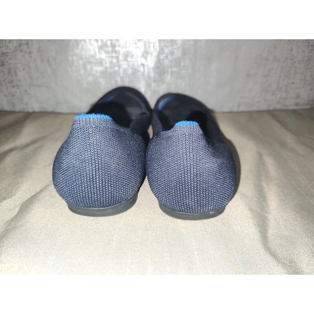 Rothy's Blue Knit Round Toe Ballet Flats Sz 6.5 - Picture 3 of 6